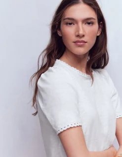 T-shirt Ali festonné