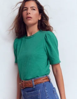 T-shirt Ali festonné