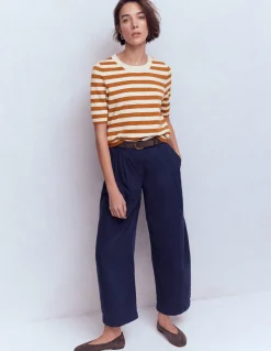 T-shirt col rond Emilia en coton