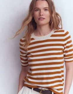 T-shirt col rond Emilia en coton