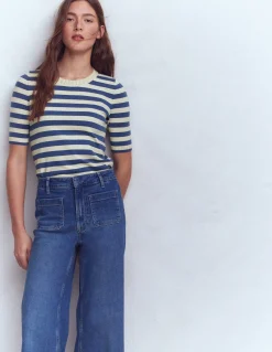 T-shirt col rond Emilia en coton