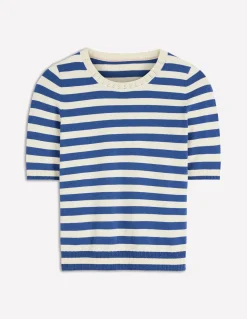 T-shirt col rond Emilia en coton