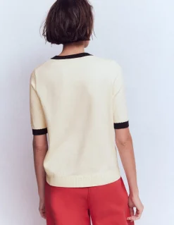 T-shirt col rond Emilia en coton