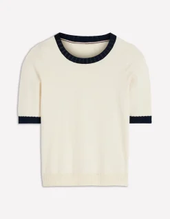 T-shirt col rond Emilia en coton