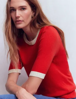 T-shirt col rond Emilia en coton