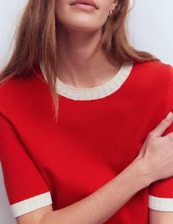 T-shirt col rond Emilia en coton