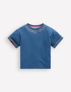 T-shirt décontracté brodé