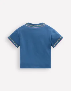 T-shirt décontracté brodé