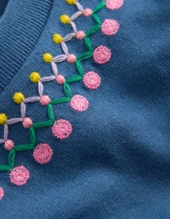 T-shirt décontracté brodé