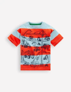 T-shirt décontracté brodé