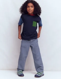 T-shirt décontracté en ripstop à poche