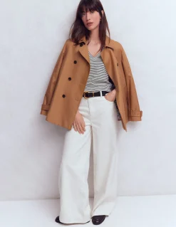 T-shirt flammé Sophie à col V