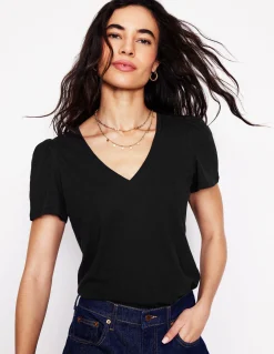 T-shirt flammé Sophie à col V