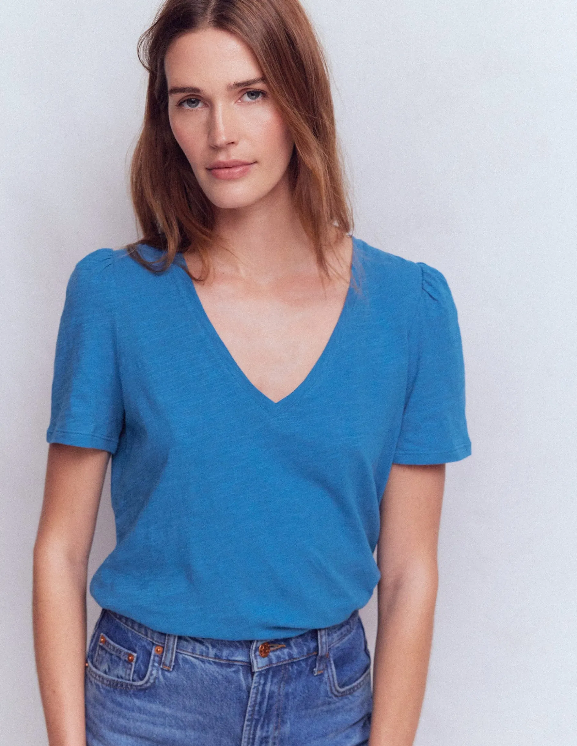 T-shirt flammé Sophie à col V