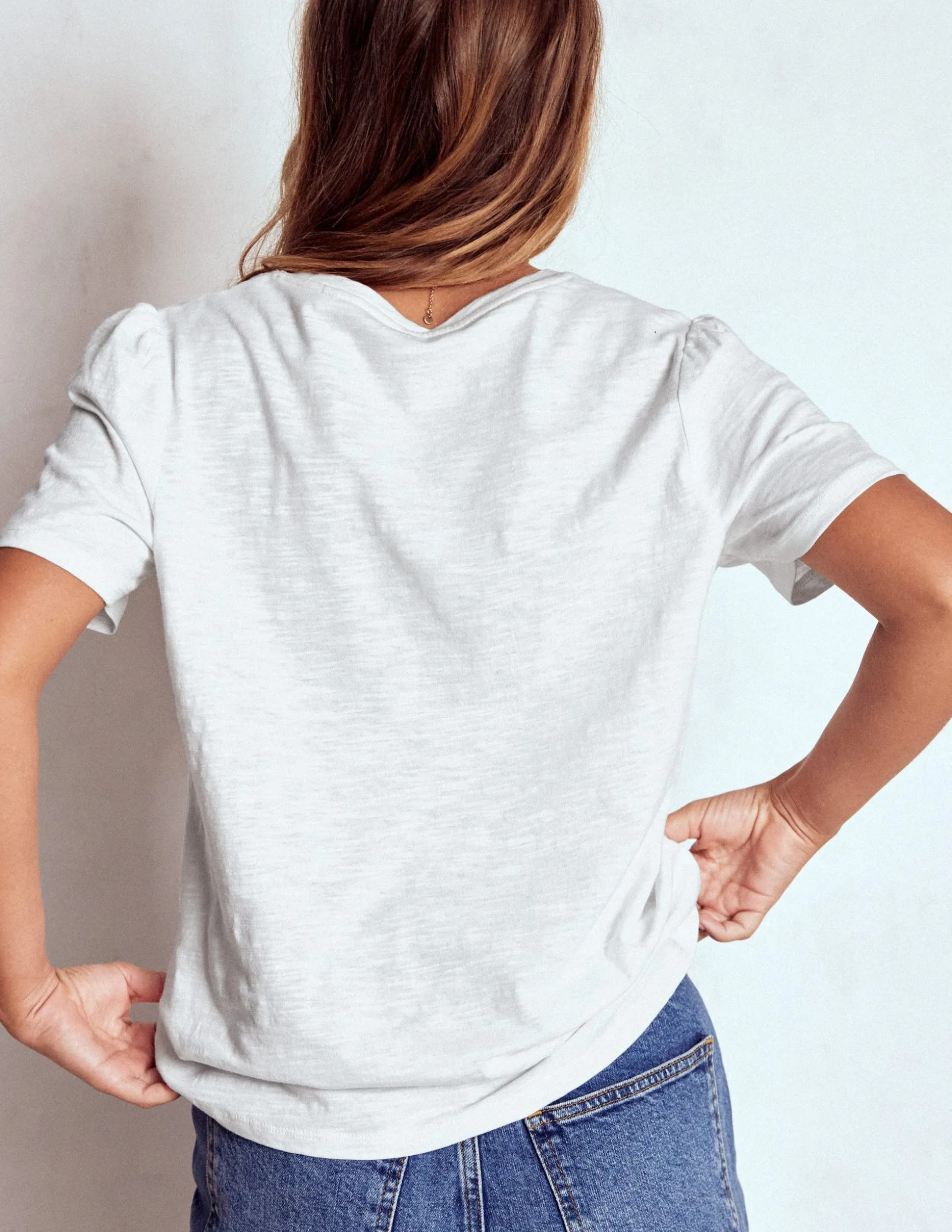 T-shirt flammé Sophie à col V