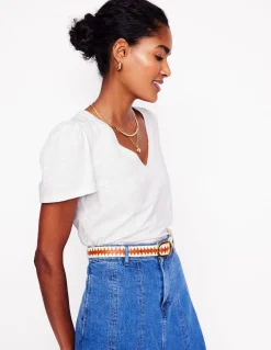 T-shirt flammé Sophie à col V