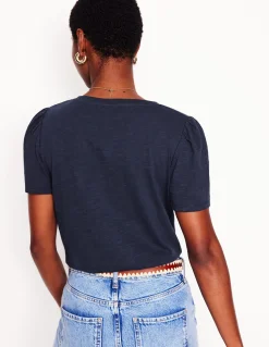 T-shirt flammé Sophie à col V