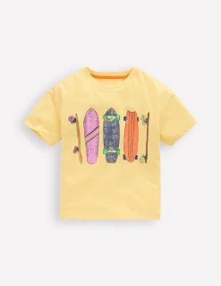 T-shirt graphique délavé