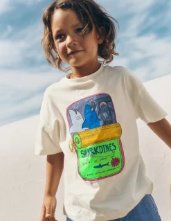 T-shirt graphique délavé