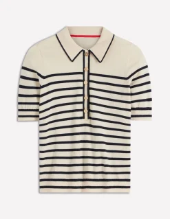 T-shirt Liz à col tunisien