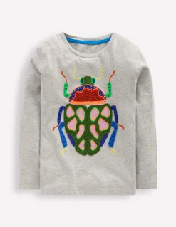 T-shirt manches longues à appliqué