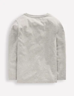 T-shirt manches longues à appliqué