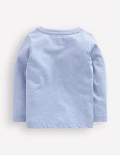 T-shirt manches longues à appliqué