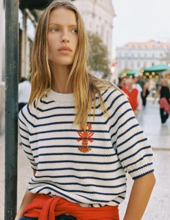 T-shirt Margot à manches bouffantes