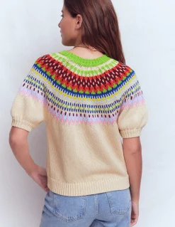 T-shirt Margot à manches bouffantes