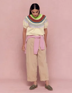 T-shirt Margot à manches bouffantes