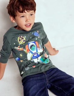 T-shirt phosphorescent à manches longues