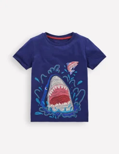 T-shirt phosphorescent à super surpiqûres