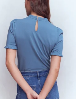 T-shirt volanté ultra-doux