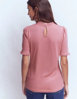 T-shirt volanté ultra-doux