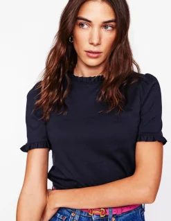 T-shirt volanté ultra-doux