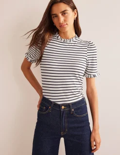 T-shirt volanté ultra-doux