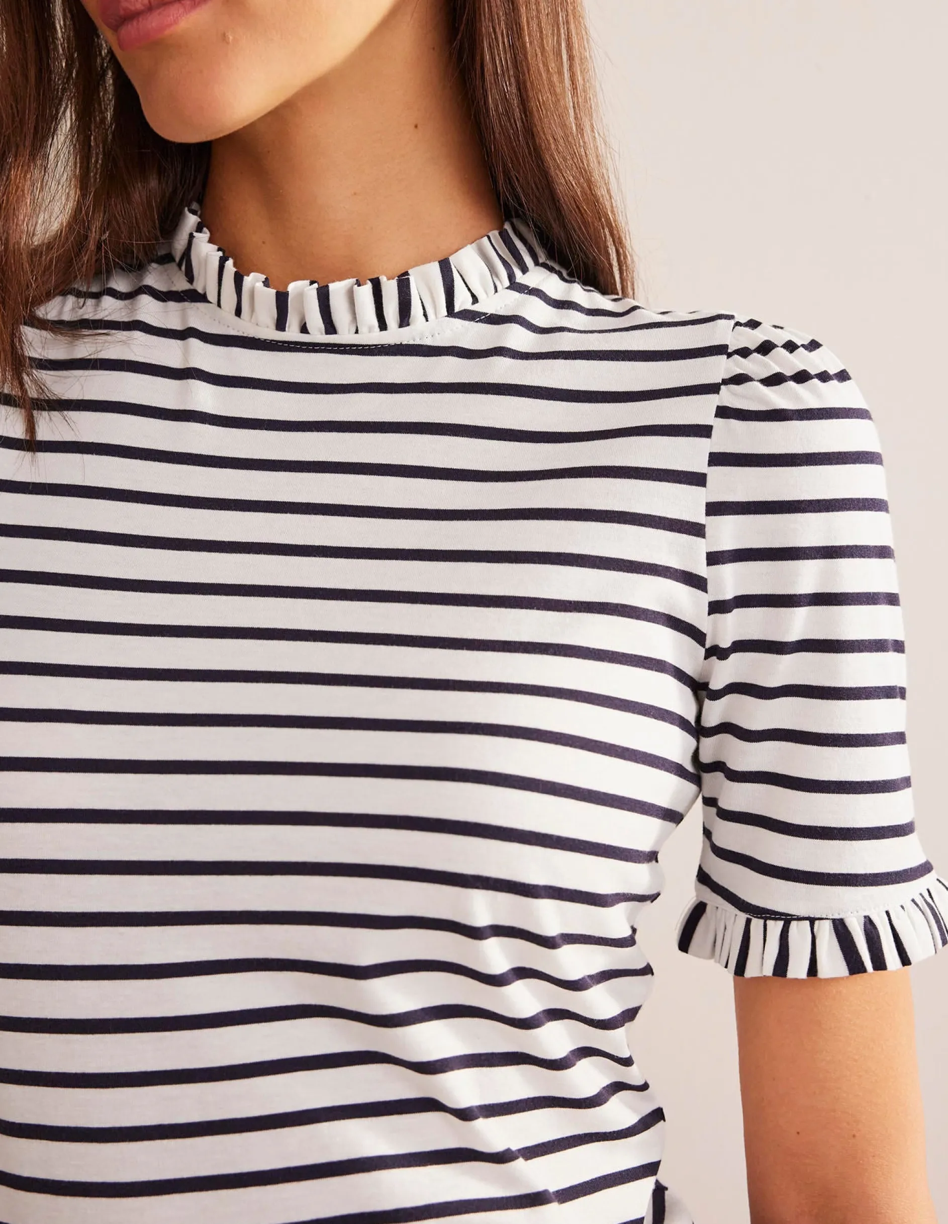 T-shirt volanté ultra-doux