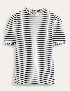 T-shirt volanté ultra-doux