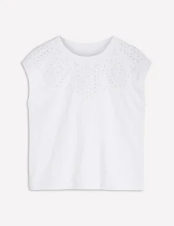 T-shirt Willow à broderie anglaise