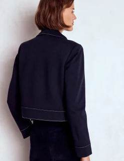 Veste avec poches plaquées zippées