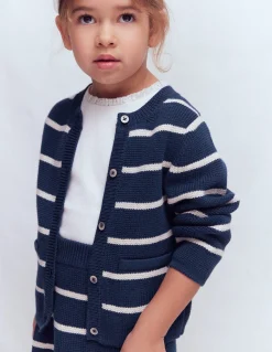 Veste col rond en maille