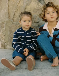 Veste col rond en maille