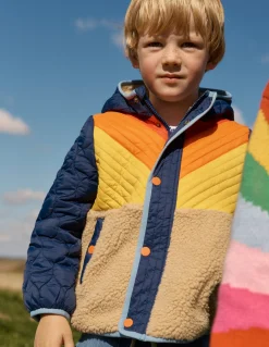 Veste en borg à chevrons