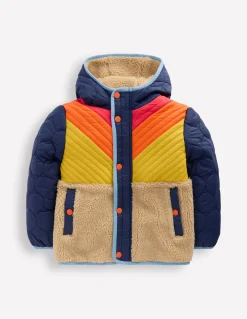 Veste en borg à chevrons