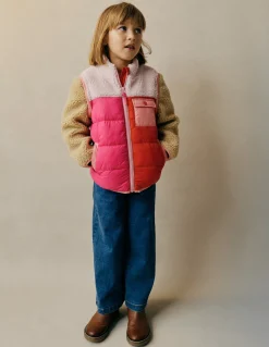 Veste 2-en-1 en borg mélangé