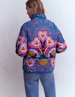 Veste matelassée imprimée