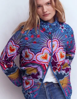 Veste matelassée imprimée