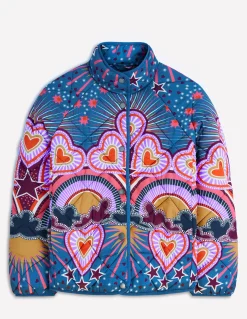 Veste matelassée imprimée