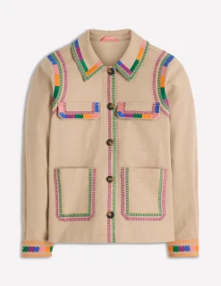 Veste utilitaire brodée